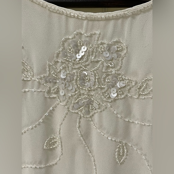 Anthony Richards Cream Blouse with Sequins Size 12 NWOT - Picture 5 of 7